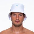 Mens White Bucket Hat