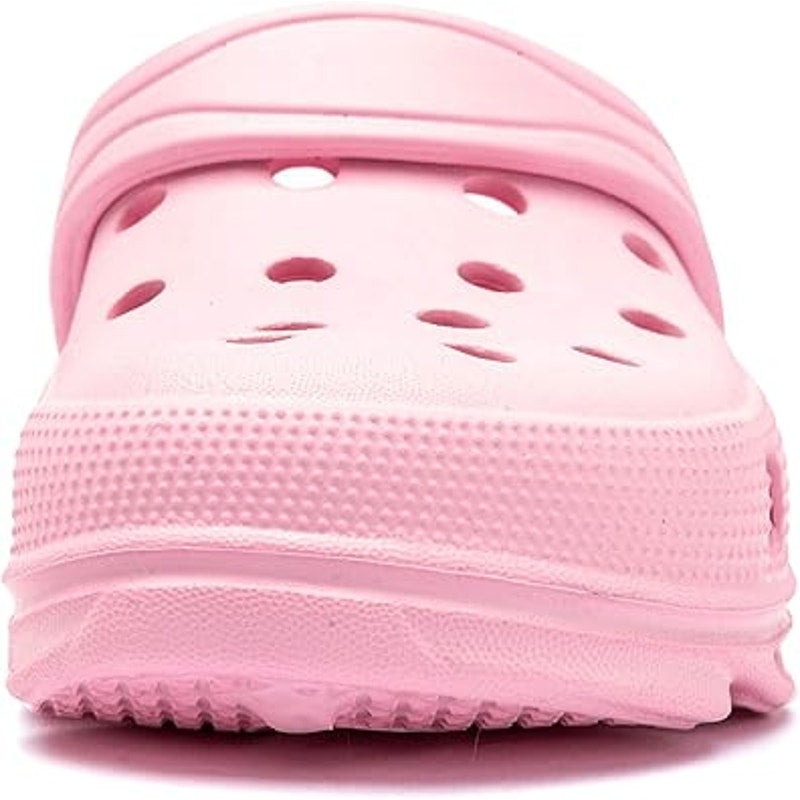New Hobibear Toddler Girls Size 8 Pink Clogs Slip on Water Shoes w Bonus Charms