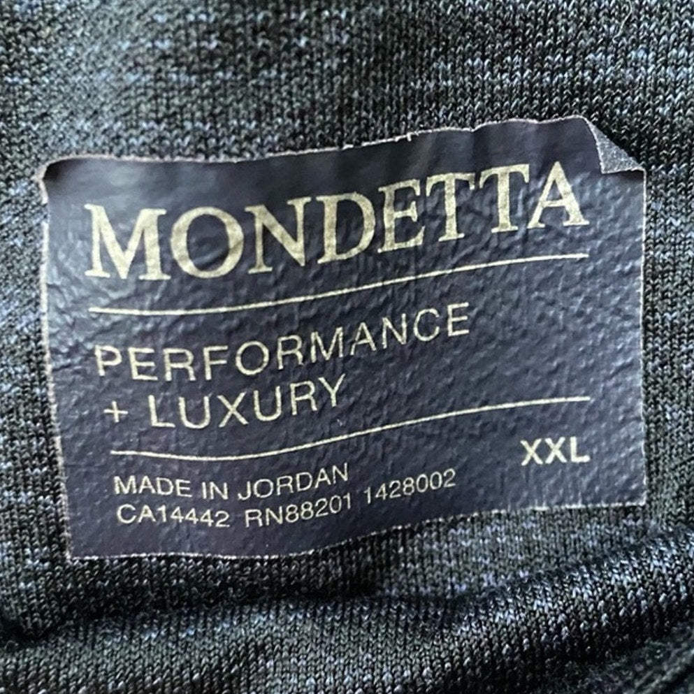 Mondetta Womens XXL Heathered Gray Performance Luxury Athletic Capri Leggings
