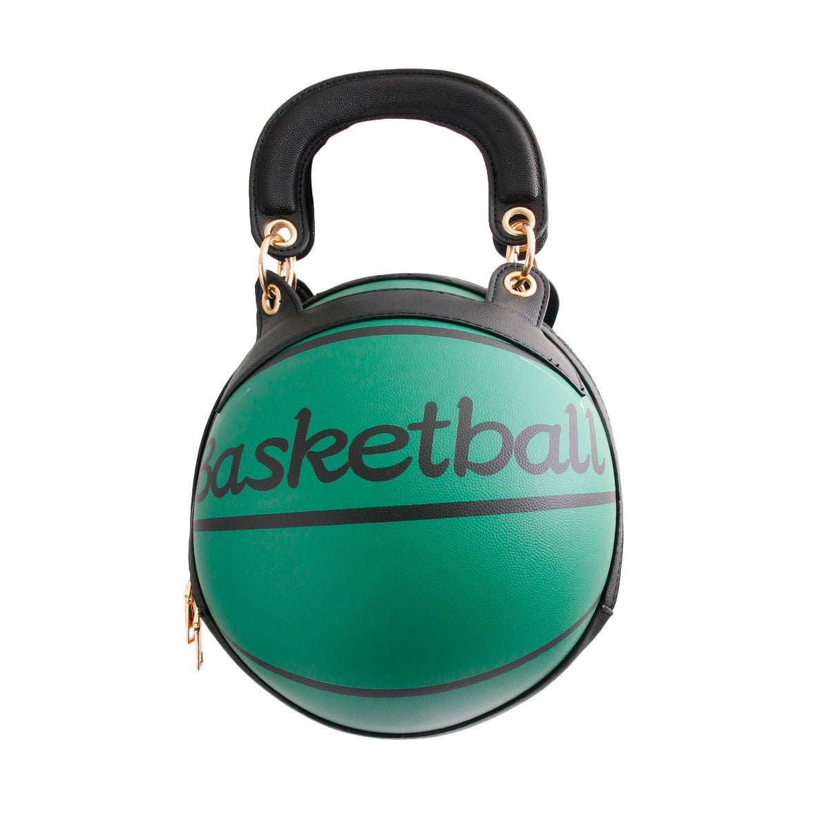 Fashion Handbag Green Basketball Style Trendy Casual Chic Accessory
