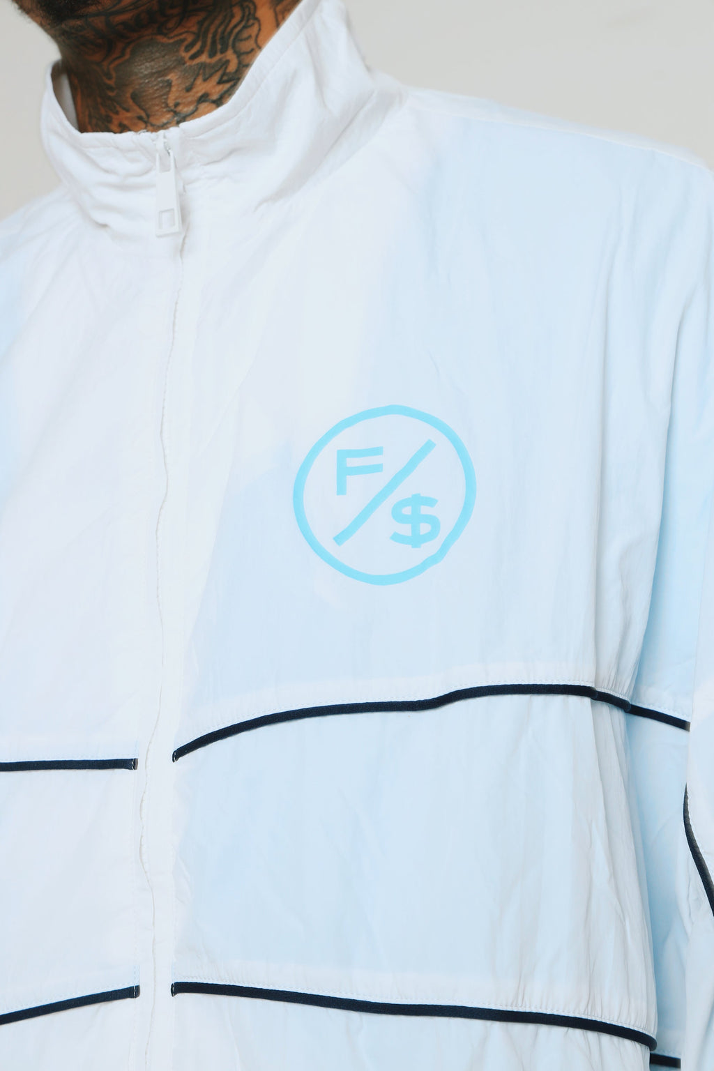 Lightweight Utility Windbreaker Jacket – Full Zip Streetwear Track Jacket