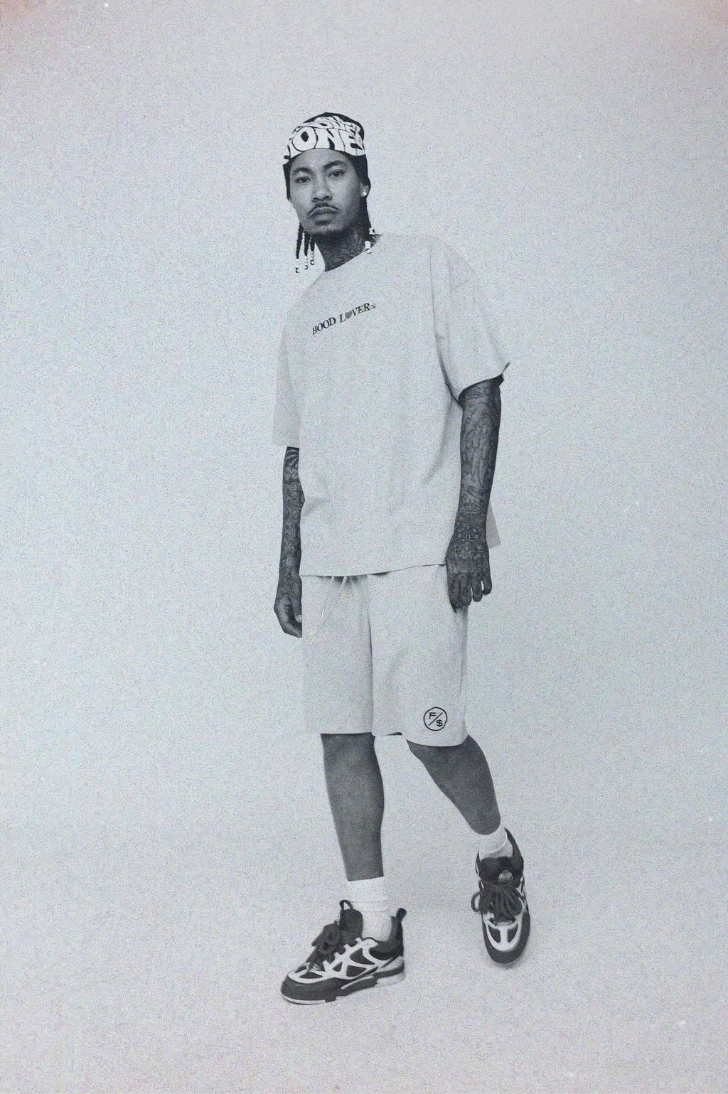 Oversized Streetwear Shorts – Hood Lover Graphic Shorts – Relaxed Fit