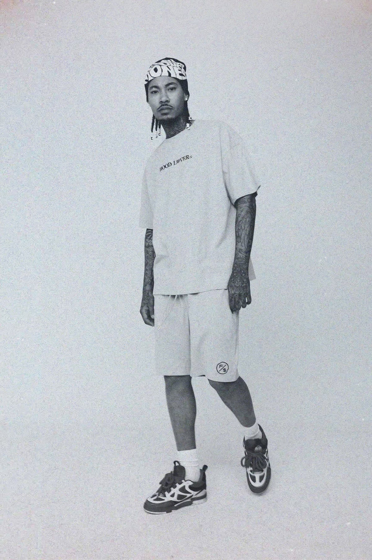 Oversized Streetwear Shorts – Hood Lover Graphic Shorts – Relaxed Fit