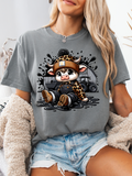 Work Hard, Moo Hard Graphic