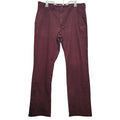 Goodfellow & Co Mens 36 X 32 Maroon Cotton Spandex Straight Leg Denim Jeans