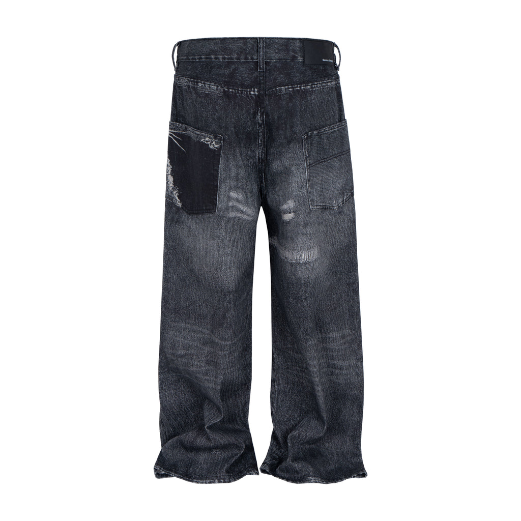 WIDEBOY SUTURE DENIM
