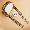 Statement Leopard Chainmail Scarf Necklace Stylish Fashion Jewelry Accessory