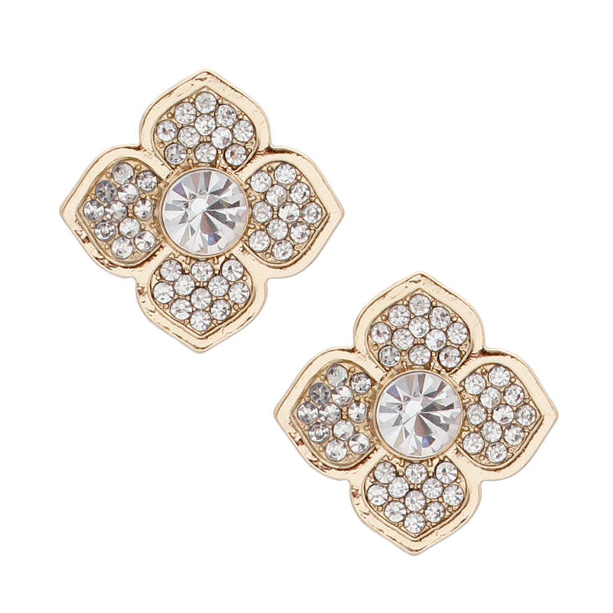 Flower Stud Earrings Floral Radiance Stylish Chic Jewelry Accessory