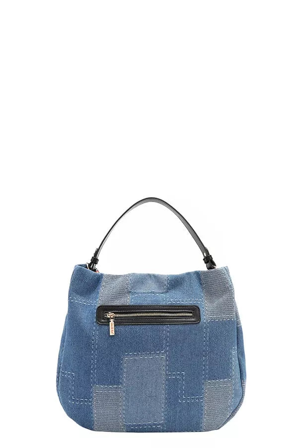 Bosque De Amor Denim Hobo Bag