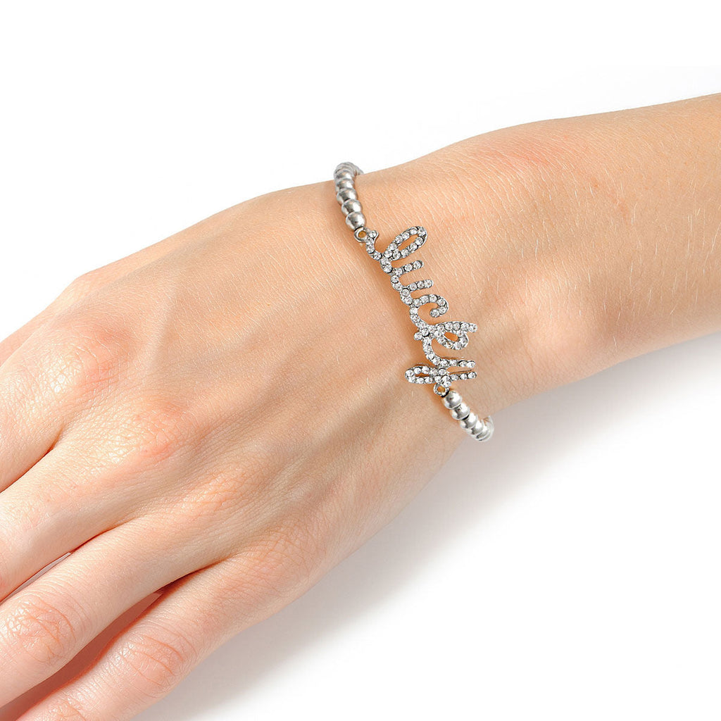 Lucky Silver Ball Bead Bracelet – Stylish Fashion Jewelry Accessory