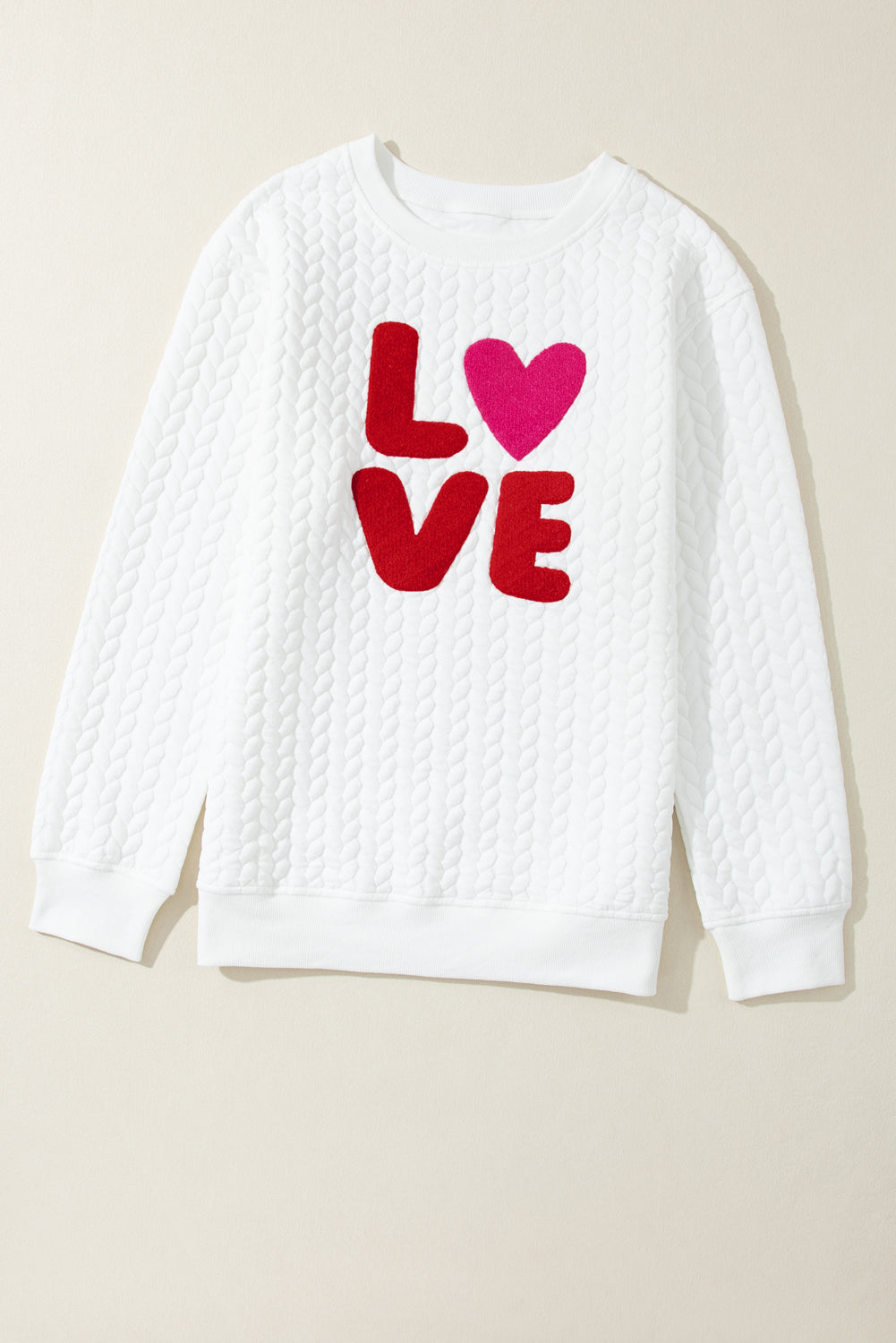 Blackish Green Merry And Bright Quilted Sweatshirt