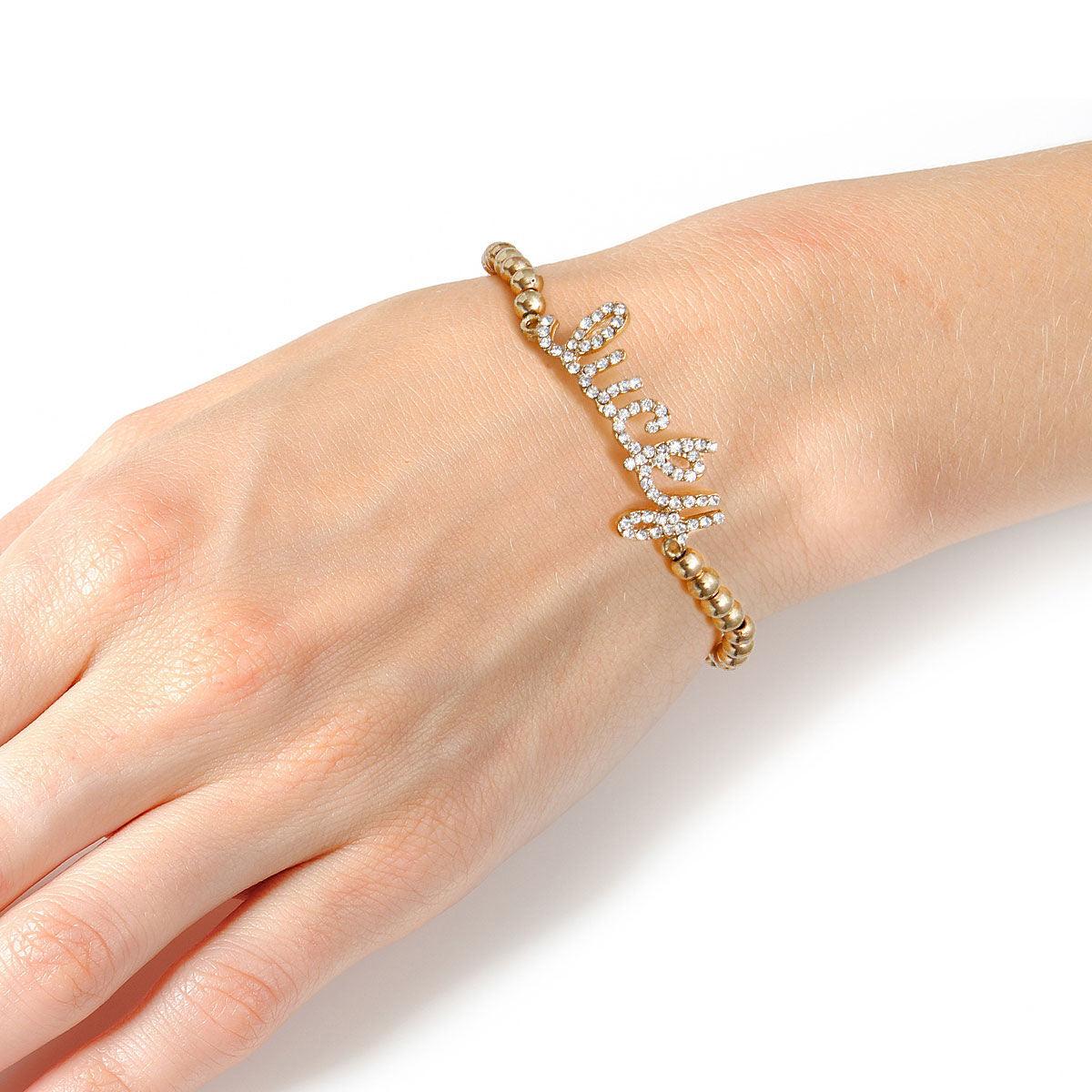 Lucky Gold Ball Bead Bracelet – Stylish Fashion Jewelry Accessory