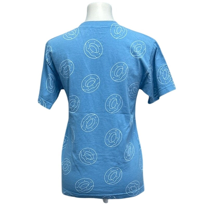 OFWGKTA Mens Small White Donut Printed 100% Cotton Short Sleeve Tee Shirt