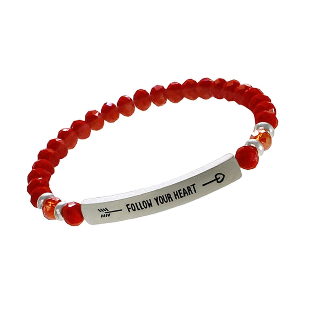 Bracelet Coral Follow Your Heart Stylish Fashion Jewelry Accessory