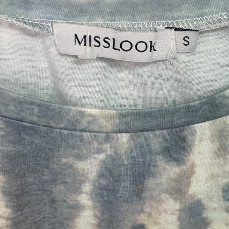 Lot of 3 Misslook Maurices Womens Small Short Sleeve Floral Stripe V Neck Shirts