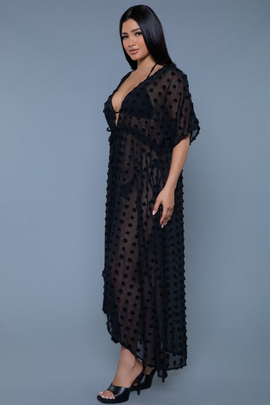 Open Cover-Up Maxi Dress