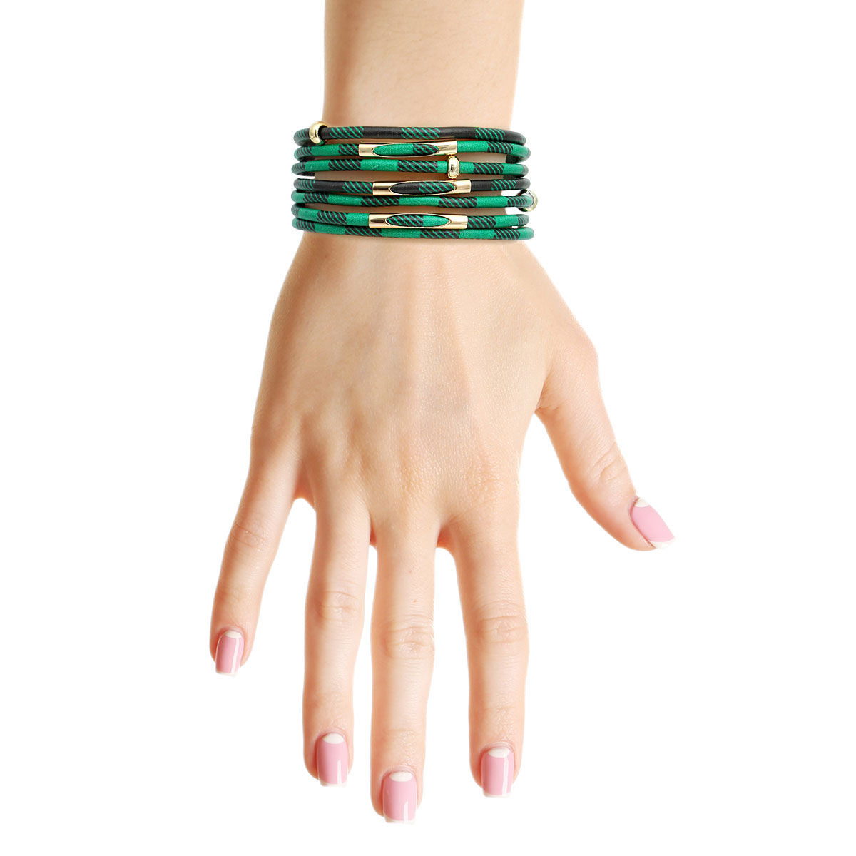 Magnetic Bracelet Stylish Green Buffalo Accessory