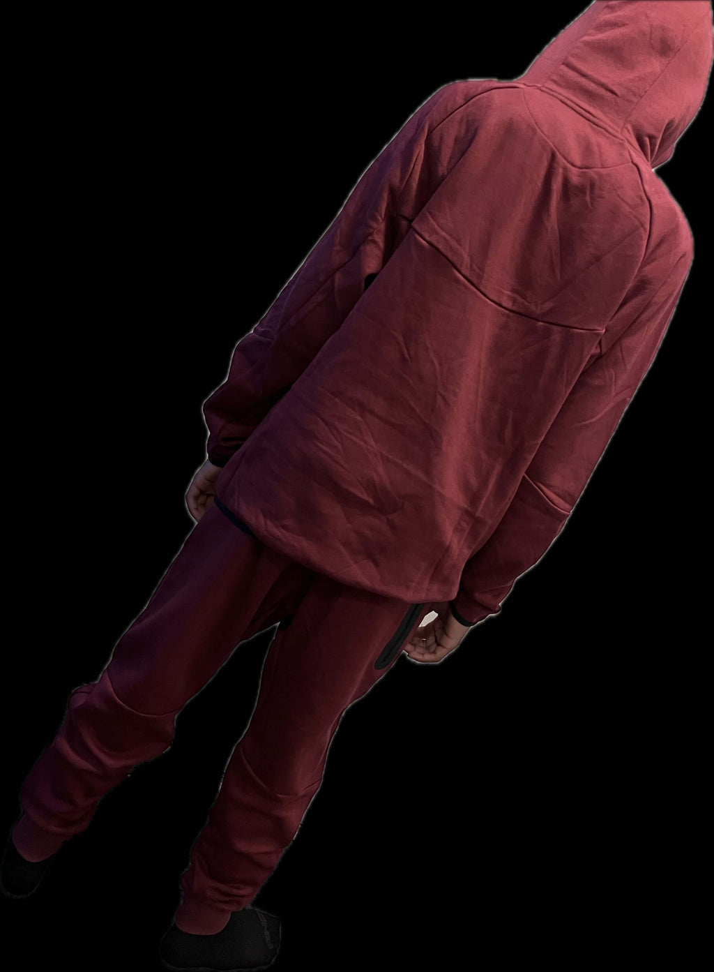 Men’s Tech Lightweight Fleece Sweatsuit, Hoodie Jogger Set, Street Luxe Tracksuit