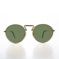 90s large Round Sunglass with Unique Bridge Design - Apache