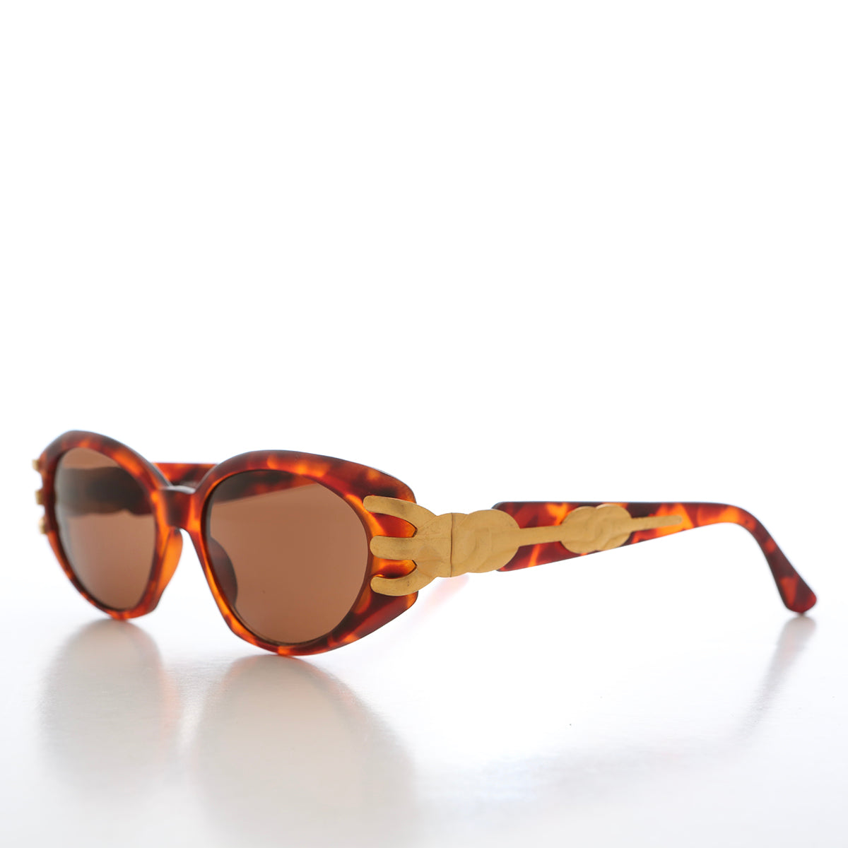 Embellished 90s Cat Eye Vintage Sunglasses - Asa
