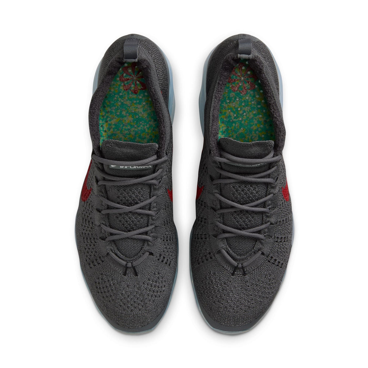 Nike Mens Air Vapormax 2023 Flyknit - Dark Grey/Gym Red