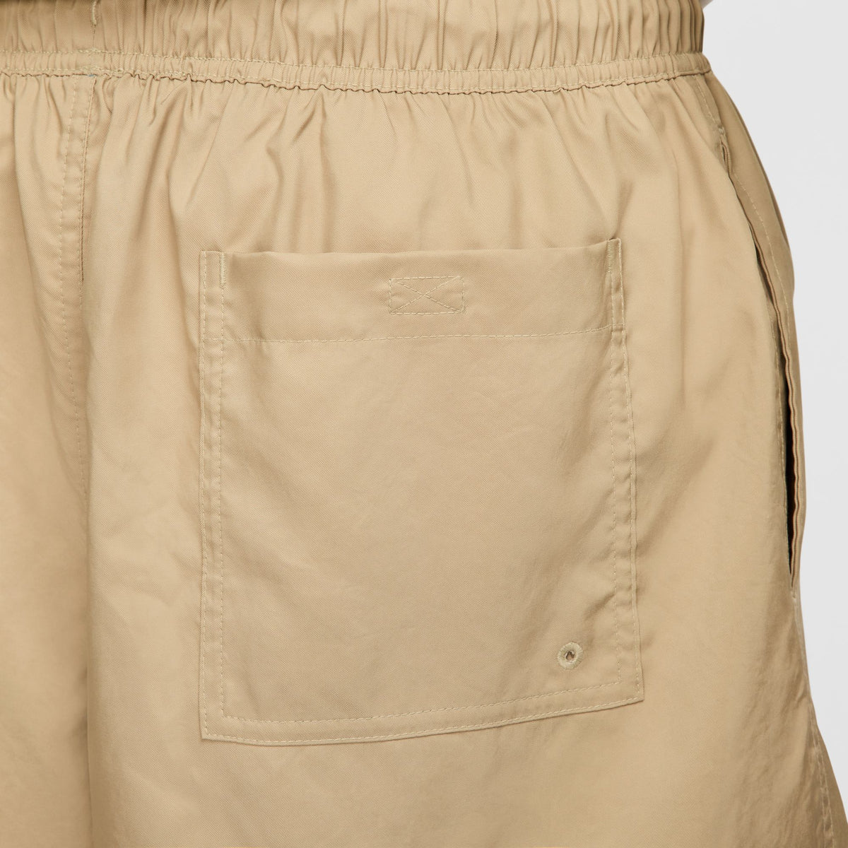 Nike Men's Club Parachute Shorts - Beige/White