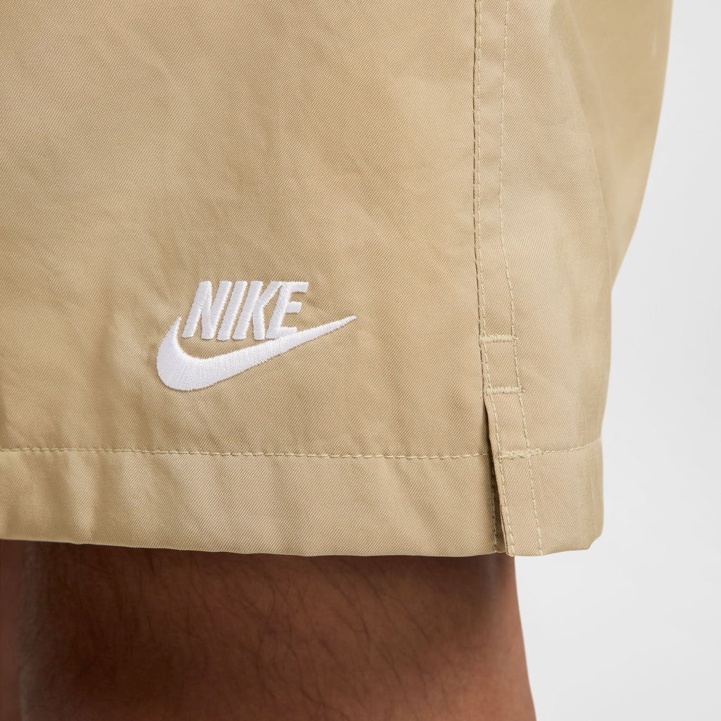 Nike Men's Club Parachute Shorts - Beige/White