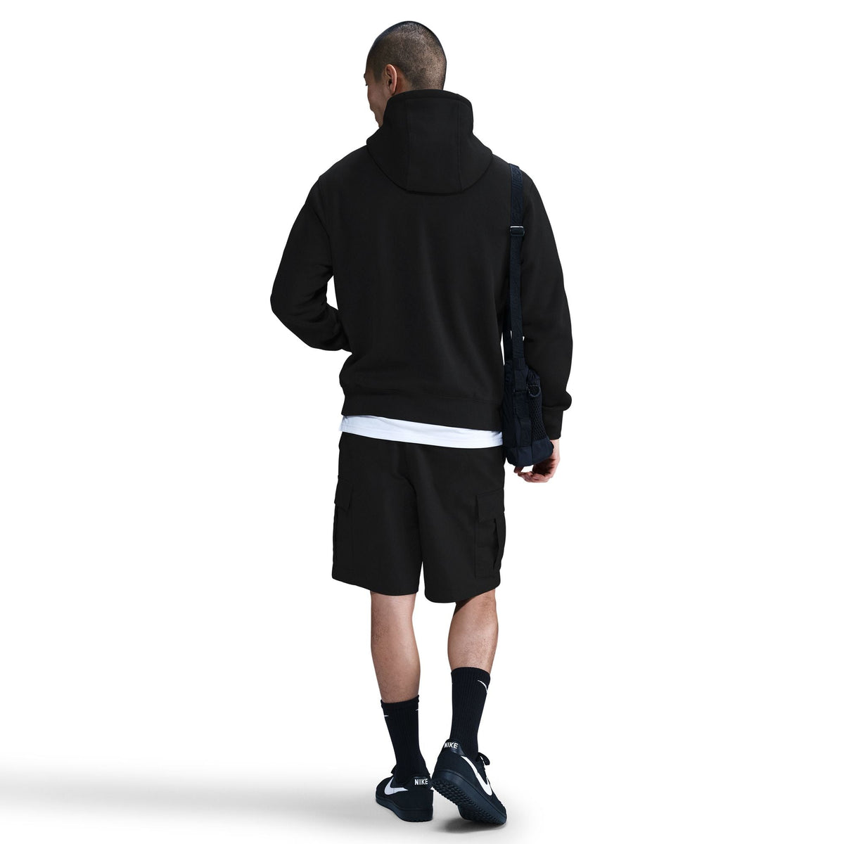Nike Mens Fleece Pullover Hoodie - Black