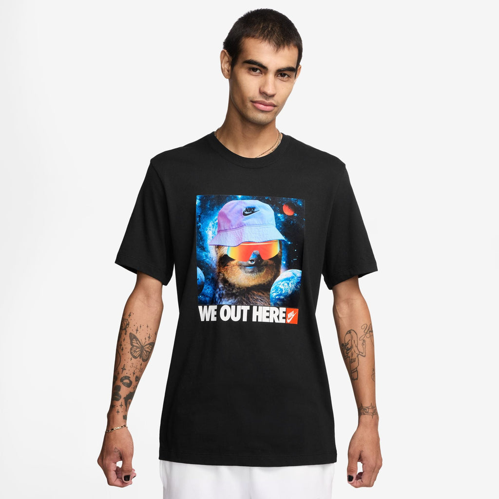 Nike Mens Sportswear Tee - Black - We Out Here