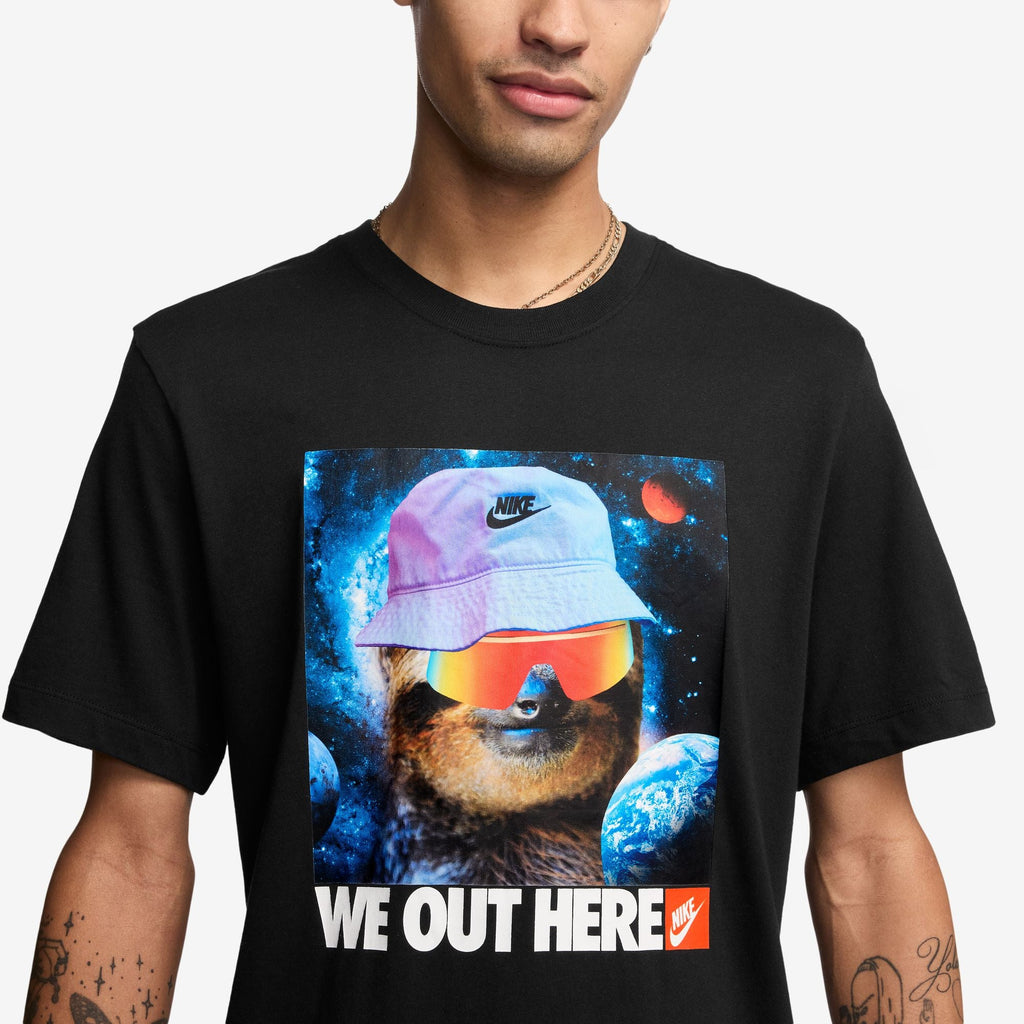 Nike Mens Sportswear Tee - Black - We Out Here
