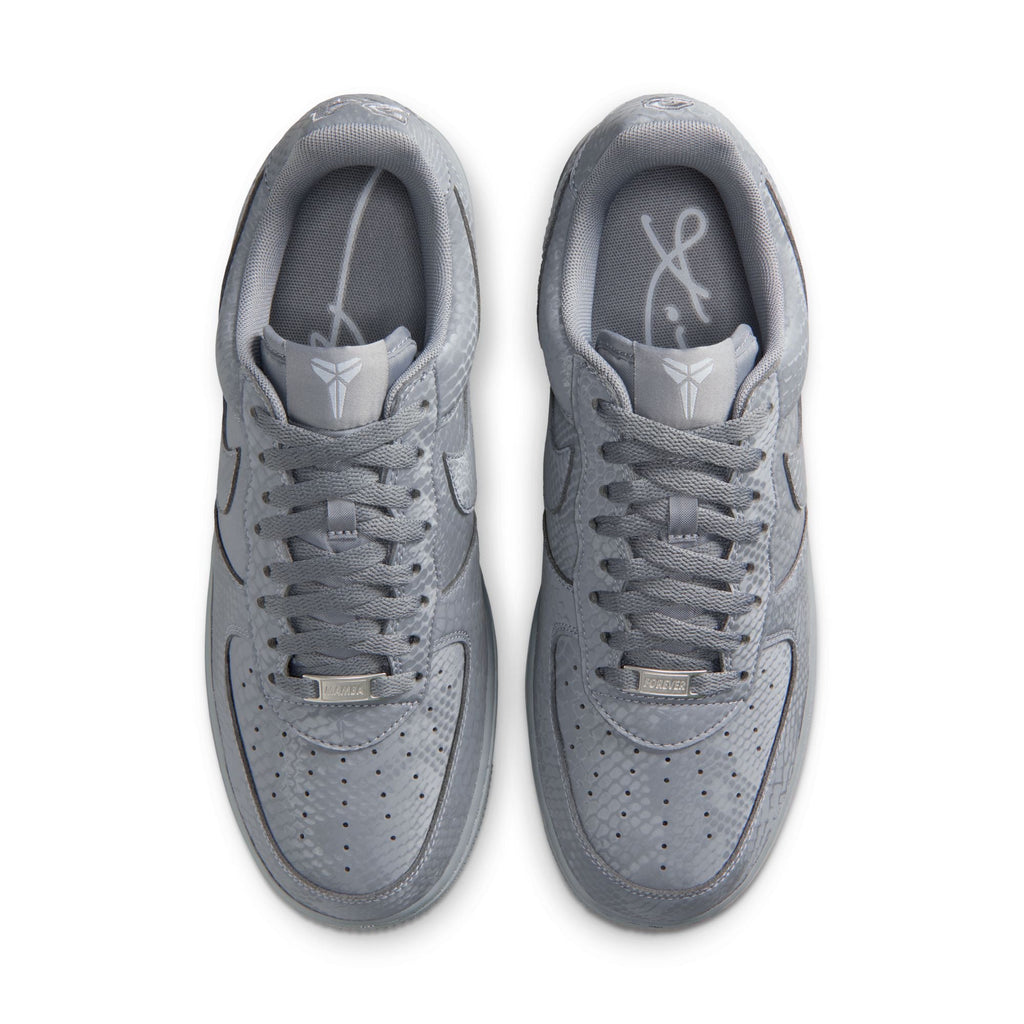 Nike Mens Kobe Air Force 1 Low - Wolf Grey