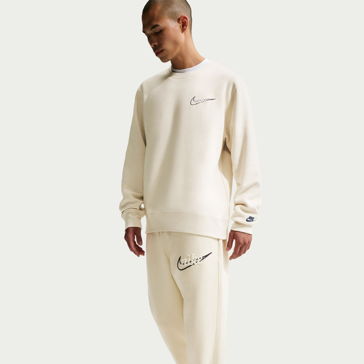 Nike Mens Fleece Joggers - Light Khaki