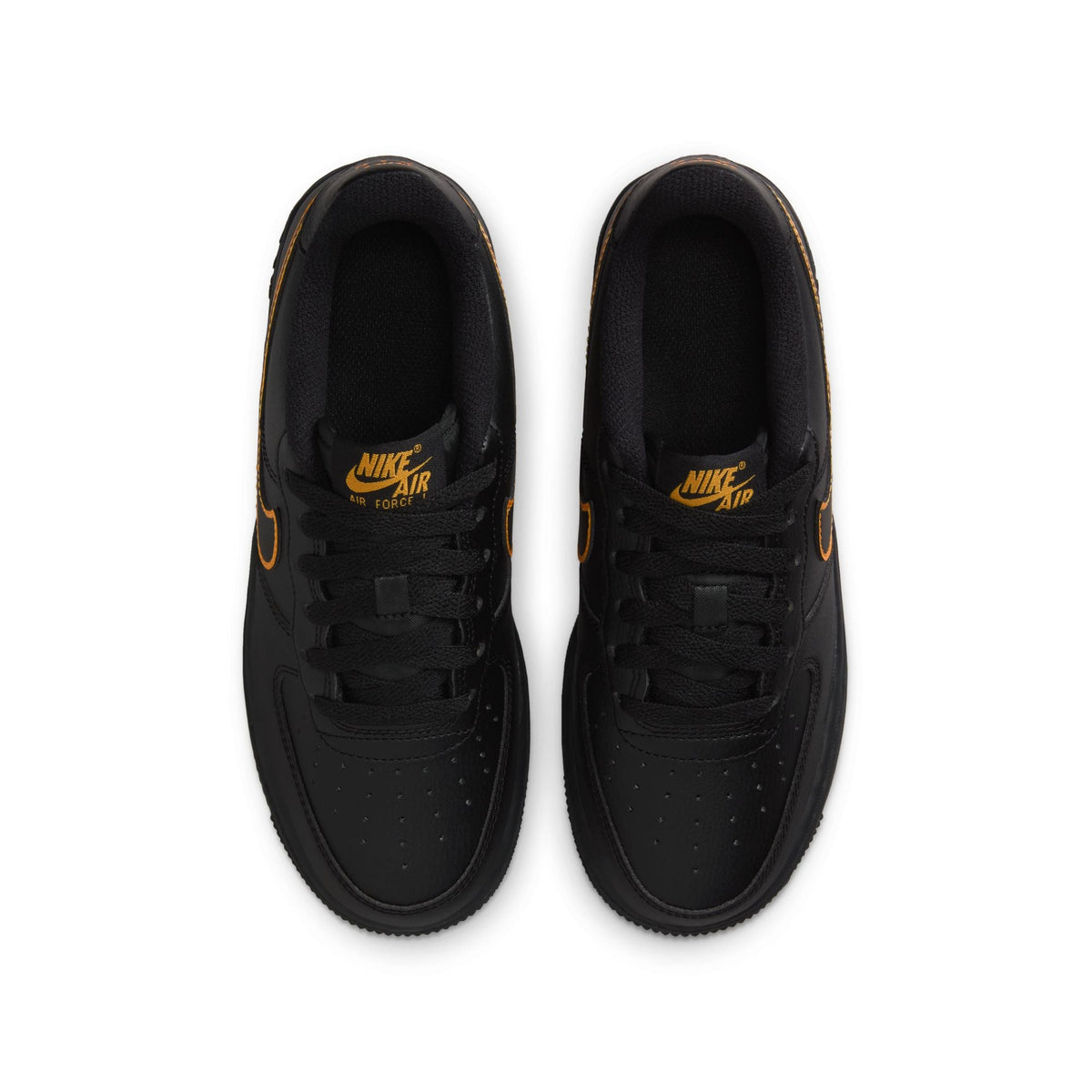 Nike Big Kids Air Force 1 - Black/Sundial