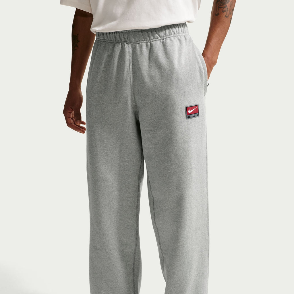 Nike Mens Solo Swoosh Joggers - Grey/White