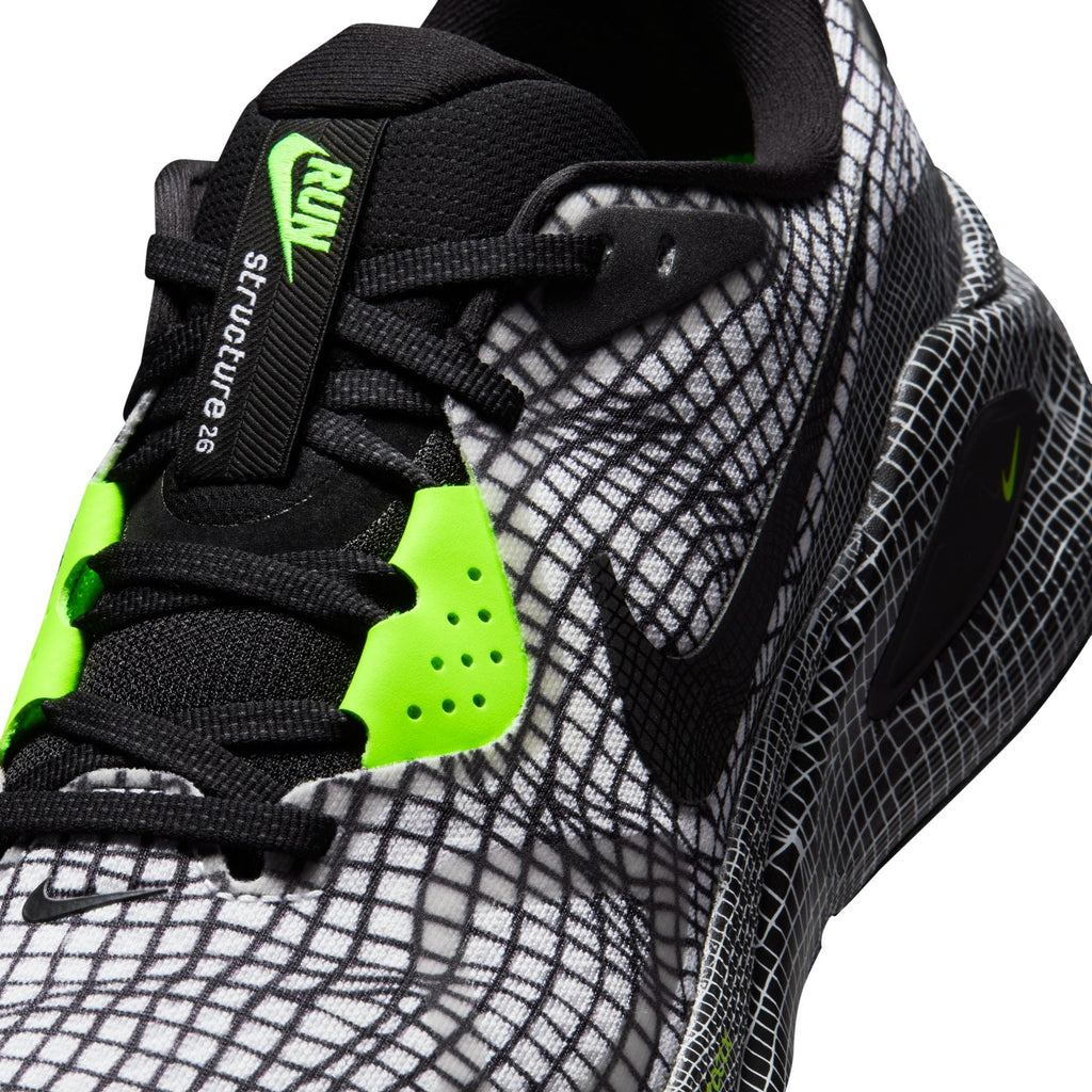 Nike Mens Structure 26 - White/Black/Volt