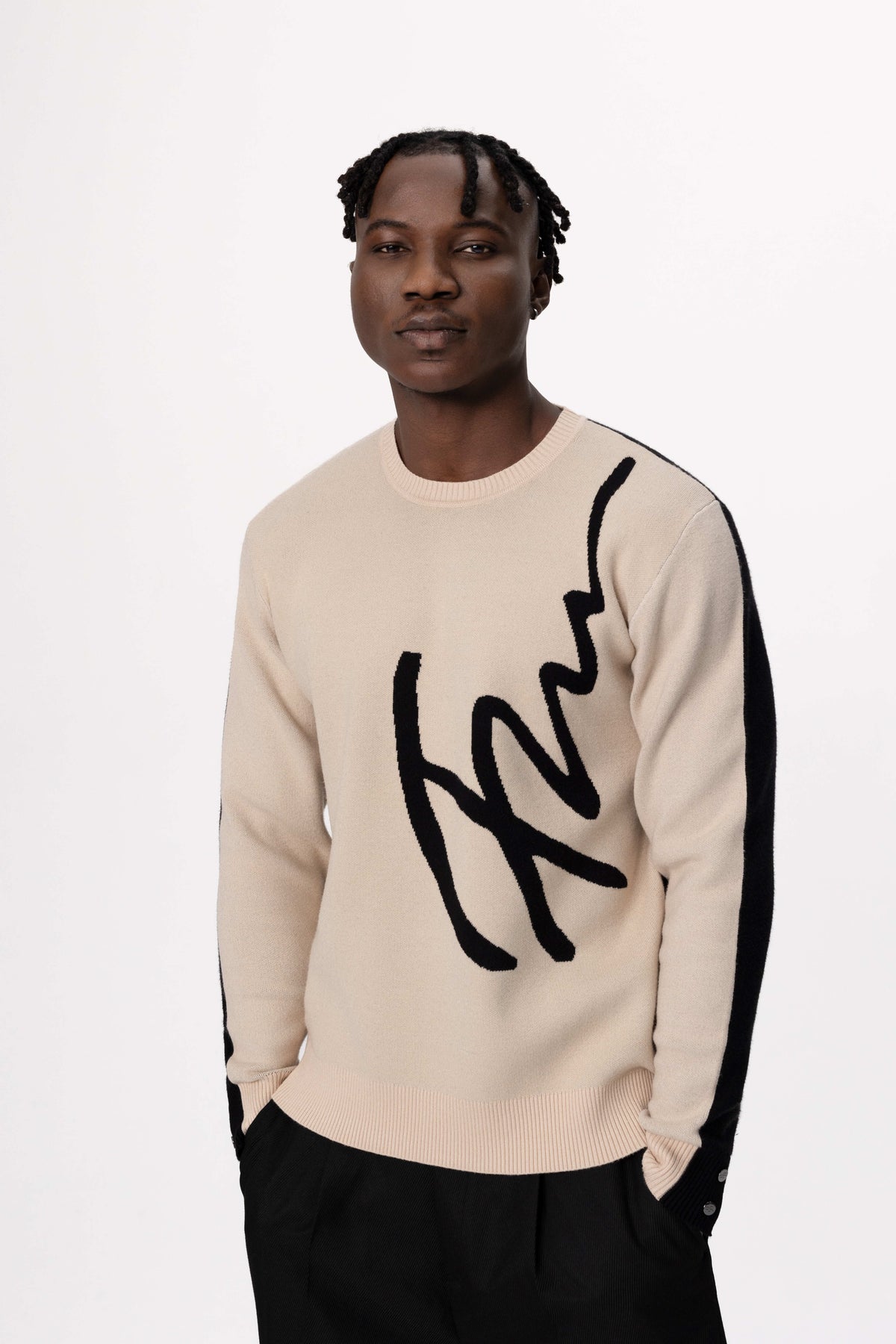 Jacquard Luxe Knit Sweater