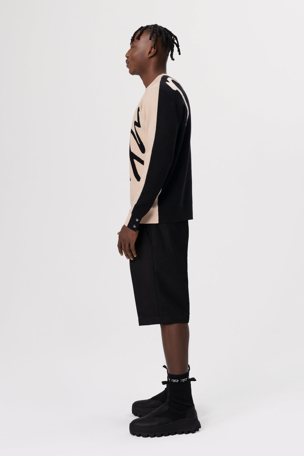 Jacquard Luxe Knit Sweater