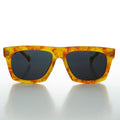 Classic Thick Square Flat Top 1950s Retro Sunglass - Bahama