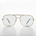 Vintage Aviator Sunglass with Glass Transition Lenses - Bandit