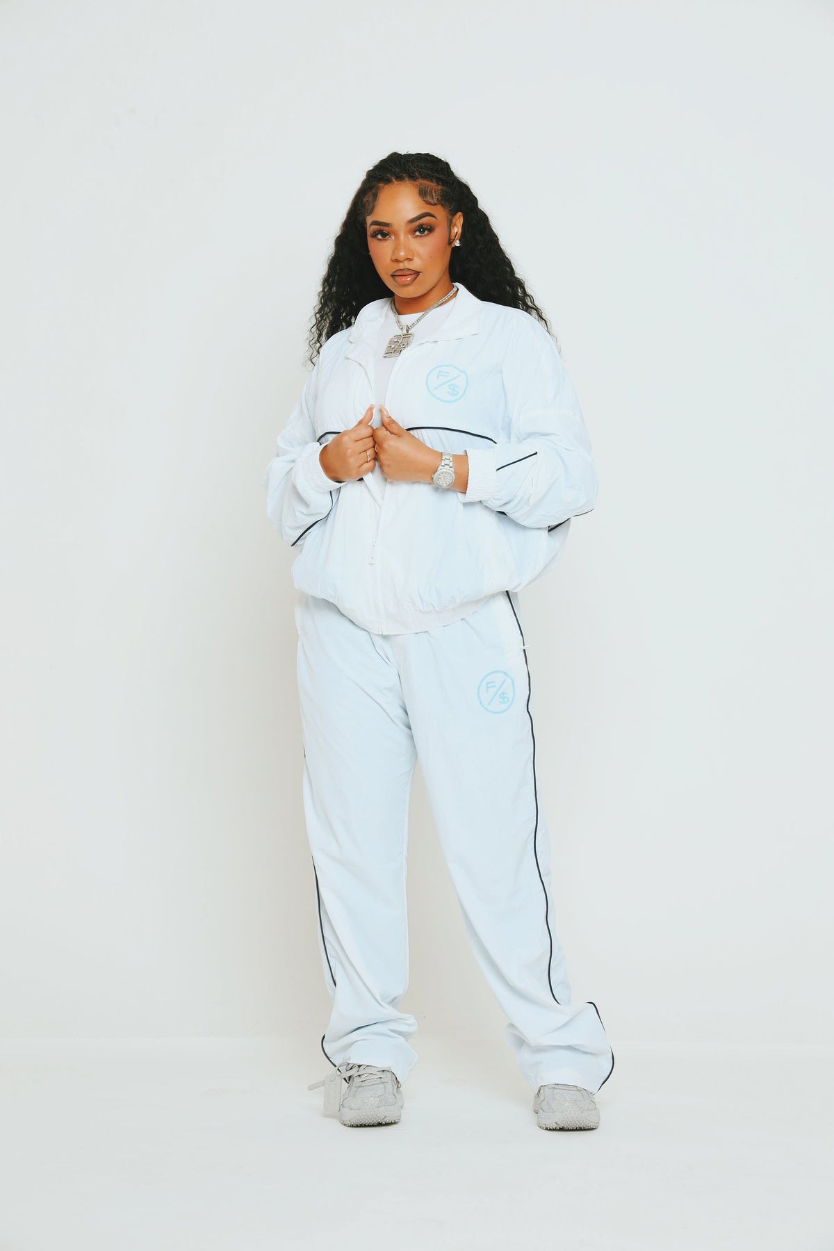 Lightweight Utility Windbreaker Jacket – Full Zip Streetwear Track Jacket