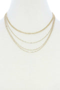 4 Layer Metal Necklace