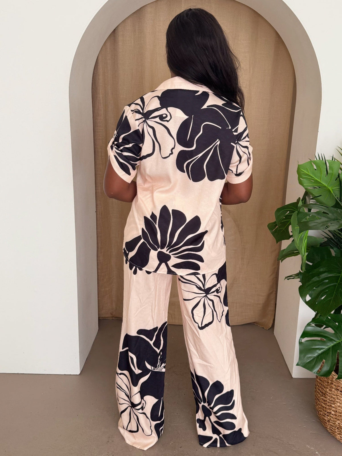 Floraled Pants Set