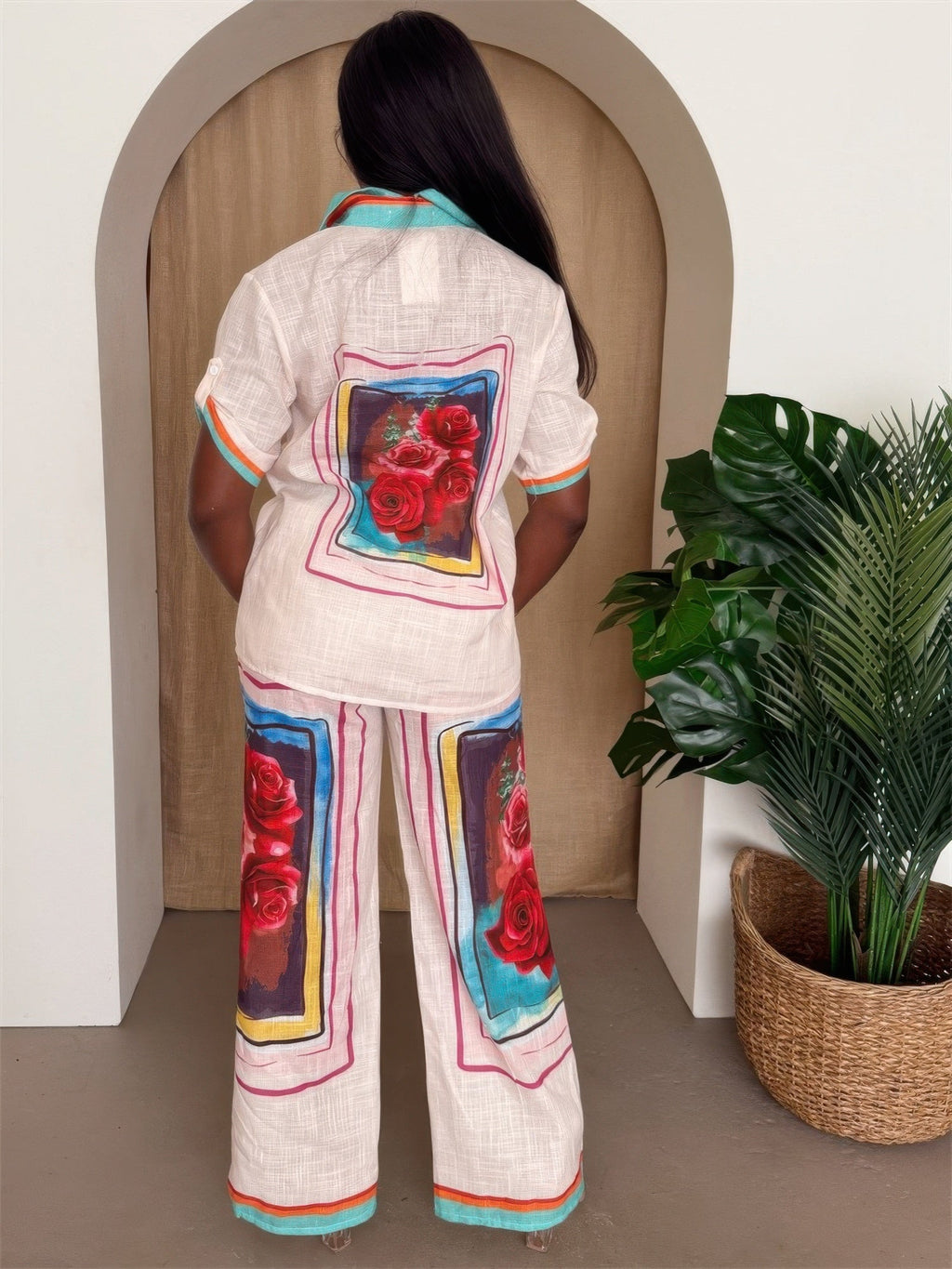 Fresh Roses Lounge Set