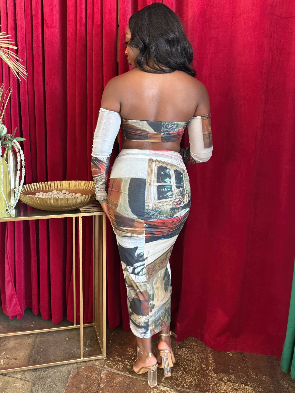 Gallery Montage Skirt Set