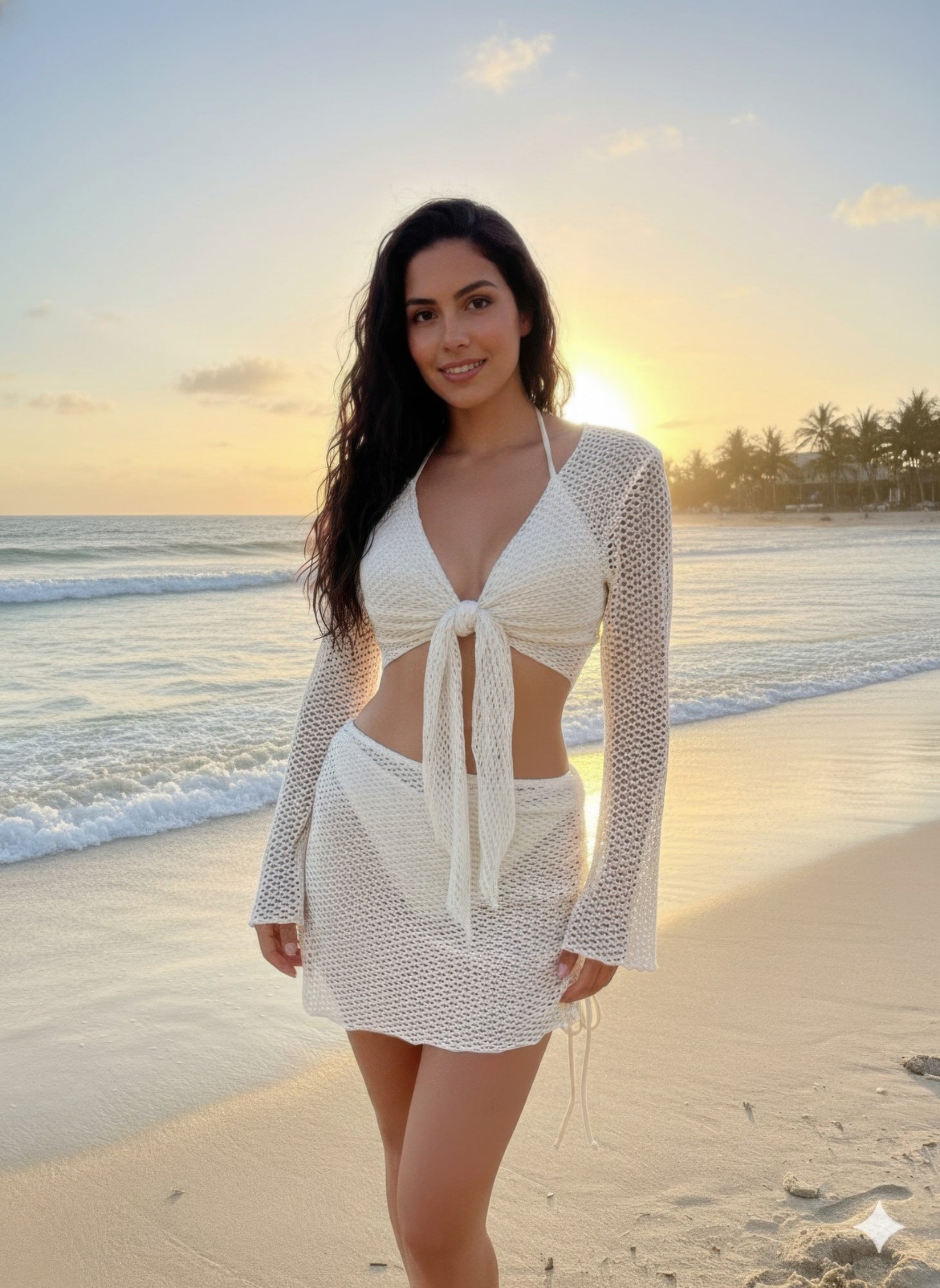 Bikini Net 4 Piece Set