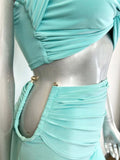 Crisscross Halter Two Piece Set