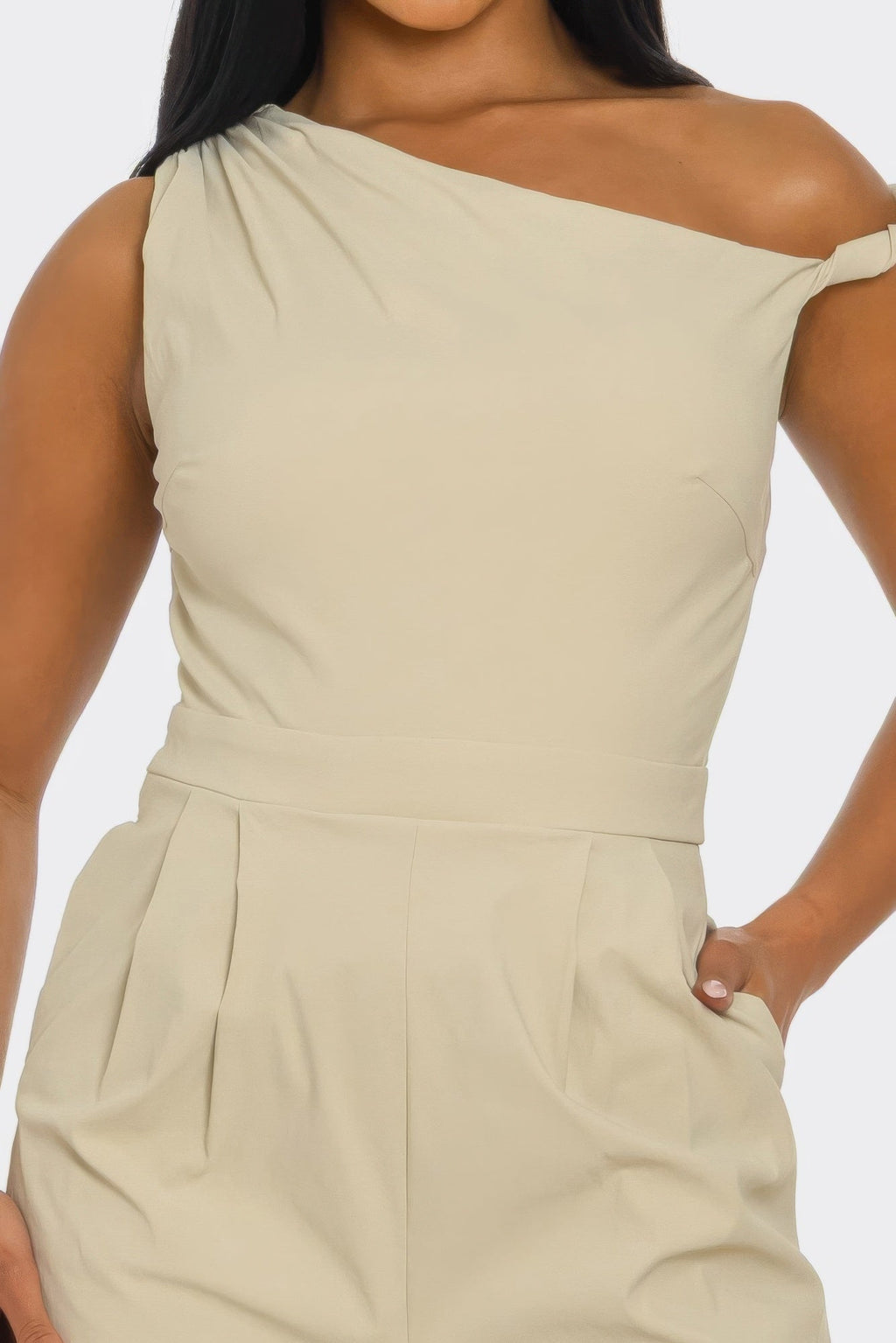 Poised One-shoulder Jumpsuit