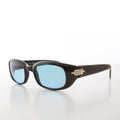 Unisex Rectangle Mod Vintage Sunglasses - Collins
