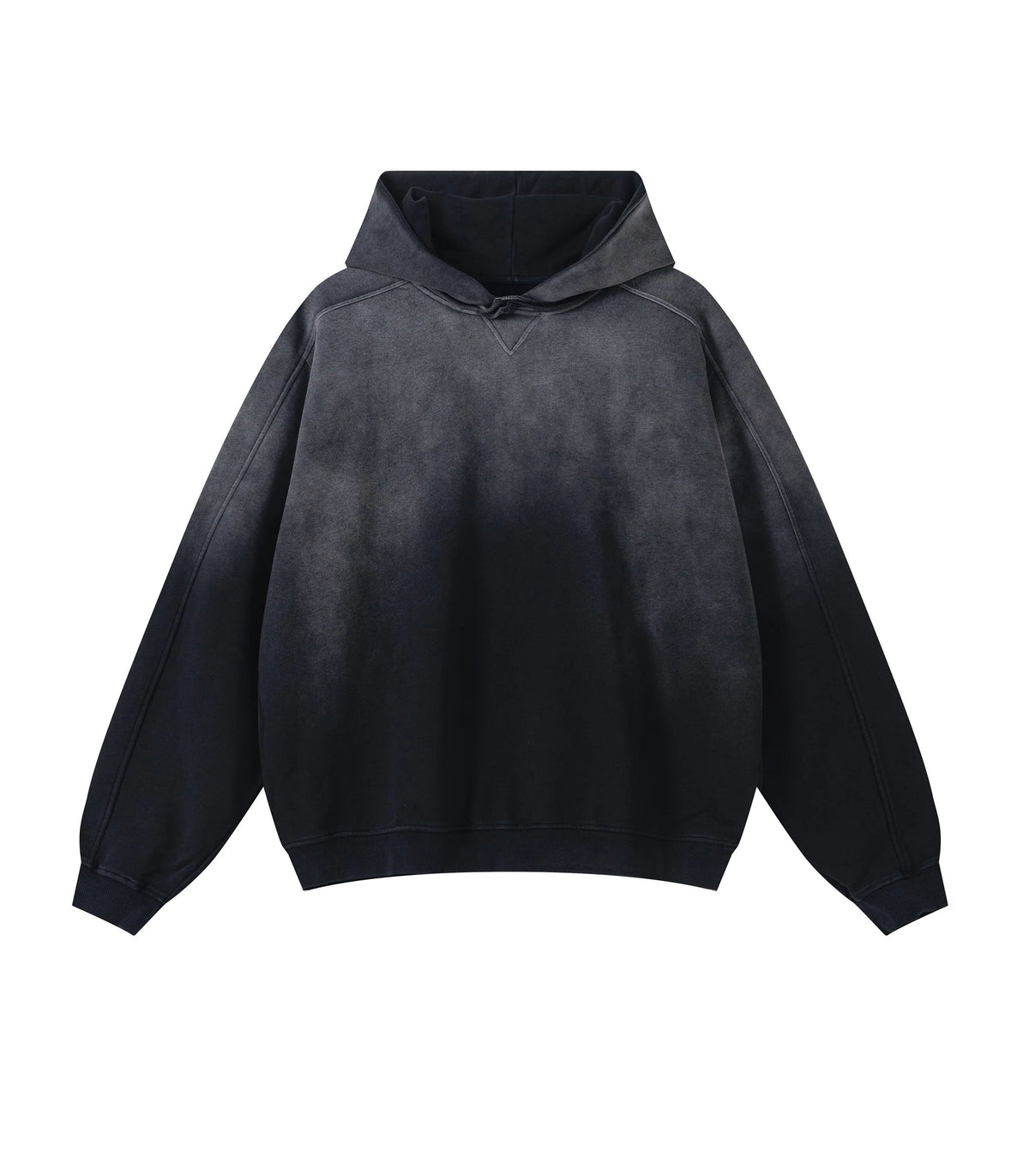 NOIR CONTRAST PANEL HOODIE