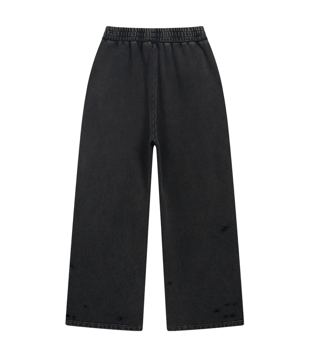NOIR DESTROYED SWEATPANTS